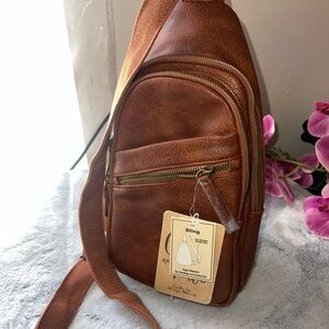 Brown Sling Bag